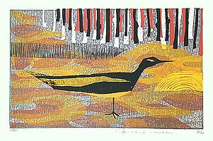 Black and Yellow Bird, 1963 - copyright Yoshiharu Kimura