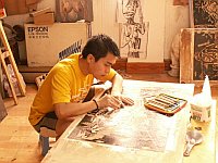 Mr. Zhao Xin at work