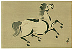 Seizan Aoyama active ca. 1920-30s - Seizan Zen Horse - 2 - artelino Art Auctions. Seizan Aoyama active ca. 1920-30s - Seizan Zen Horse - 2