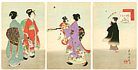 Shuntei Miyagawa 1873-1914 - Hagoita (Tosei Furyu Tsu) - artelino Art Auctions. Shuntei Miyagawa 1873-1914 - Hagoita (Tosei Furyu Tsu)