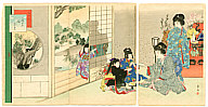 Shuntei Miyagawa 1873-1914 - Dolls Festival (Tosei Furyu Tsu) - artelino Art Auctions. Shuntei Miyagawa 1873-1914 - Dolls Festival (Tosei Furyu Tsu)