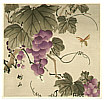 Chikuseki active ca. 1900 - Grape and Wasp - artelino Art Auctions. Chikuseki active ca. 1900 - Grape and Wasp
