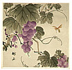 Chikuseki active ca. 1900 - Grape and Wasp - artelino Art Auctions. Chikuseki active ca. 1900 - Grape and Wasp