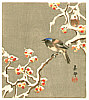 Biho Takahashi 1873-? - Bird on Snow Covered Berry Branch - artelino Art Auctions. Biho Takahashi 1873-? - Bird on Snow Covered Berry Branch