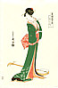 Eishi Hosoda 1756-1829 - Beauty and Shamisen - artelino Art Auctions. Eishi Hosoda 1756-1829 - Beauty and Shamisen