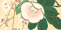 Hoitsu Sakai 1761-1828 - Camellia and Cherry - Rimpa School Series - artelino Art Auctions. Hoitsu Sakai 1761-1828 - Camellia and Cherry - Rimpa School Series