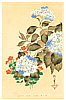 Hoitsu Sakai 1761-1828 - Hydrangea - Rimpa School Series - artelino Art Auctions. Hoitsu Sakai 1761-1828 - Hydrangea - Rimpa School Series