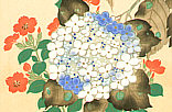 Hoitsu Sakai 1761-1828 - Hydrangea - Rimpa School Series - artelino Art Auctions. Hoitsu Sakai 1761-1828 - Hydrangea - Rimpa School Series