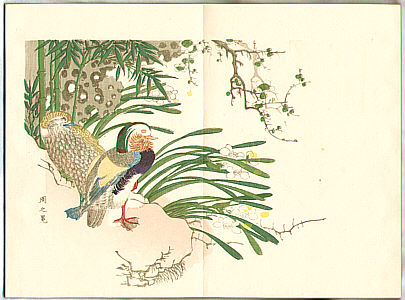 Chikuto Nakabayashi 1776-1853 - Birds and Flowers by Chikuto - Chikuto Kacho Gafu (e-hon) - artelino Art Auctions. Chikuto Nakabayashi 1776-1853 - Birds and Flowers by Chikuto - Chikuto Kacho Gafu (e-hon)