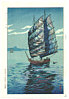 Shintaro Okazaki 20th century - Sail Boat - artelino Art Auctions. Shintaro Okazaki 20th century - Sail Boat