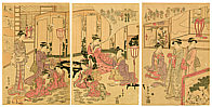 Toyokuni Utagawa 1769-1825 - Card Game and Fox - artelino Art Auctions. Toyokuni Utagawa 1769-1825 - Card Game and Fox