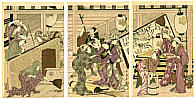 Utamaro Kitagawa 1750-1806 - House Cleaning - artelino Art Auctions. Utamaro Kitagawa 1750-1806 - House Cleaning