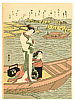 Harunobu Suzuki 1724-1770 - Fishing on the Sumida River - Furyu Edo Hakkei - artelino Art Auctions. Harunobu Suzuki 1724-1770 - Fishing on the Sumida River - Furyu Edo Hakkei