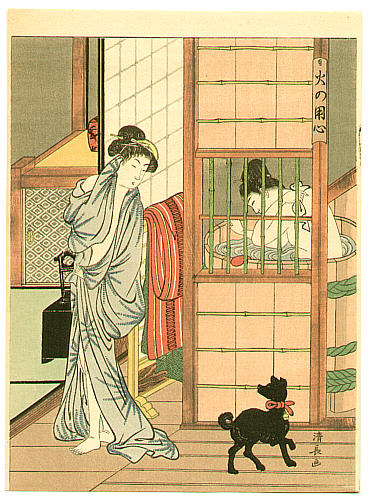 Kiyonaga Torii 1752-1815 - Bath