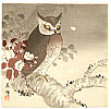 Biho Takahashi 1873-? - Owl and Cherry Blossoms - artelino Art Auctions. Biho Takahashi 1873-? - Owl and Cherry Blossoms
