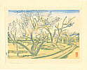 Senpan Maekawa 1888-1960 - Plum Orchard - artelino Art Auctions. Senpan Maekawa 1888-1960 - Plum Orchard