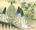 Gekko Ogata 1859-1920 - Hideyoshi and Cherry Blossoms - Nihon Hana Zue - artelino Art Auctions. Gekko Ogata 1859-1920 - Hideyoshi and Cherry Blossoms - Nihon Hana Zue