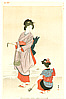 Shodo Yukawa 1868-? - Clam Hunting - Kinko Fuzoku Hyaku Bijin - artelino Art Auctions. Shodo Yukawa 1868-? - Clam Hunting - Kinko Fuzoku Hyaku Bijin
