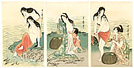Utamaro Kitagawa 1750-1806 - Abalone Divers - artelino Art Auctions. Utamaro Kitagawa 1750-1806 - Abalone Divers
