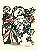 Sadao Watanabe 1913-1996 - I am the Tree of the Grape - Story of the Bible - artelino Art Auctions. Sadao Watanabe 1913-1996 - I am the Tree of the Grape - Story of the Bible