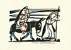 Sadao Watanabe 1913-1996 - Holy Family - Story of the Bible - artelino Art Auctions. Sadao Watanabe 1913-1996 - Holy Family - Story of the Bible