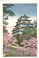 Koitsu Tsuchiya 1870-1949 - Nagoya Castle - artelino Art Auctions. Koitsu Tsuchiya 1870-1949 - Nagoya Castle
