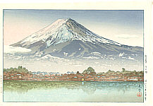 Koitsu Tsuchiya 1870-1949 - Mt.Fuji and Lake Kawaguchi - artelino Art Auctions. Koitsu Tsuchiya 1870-1949 - Mt.Fuji and Lake Kawaguchi