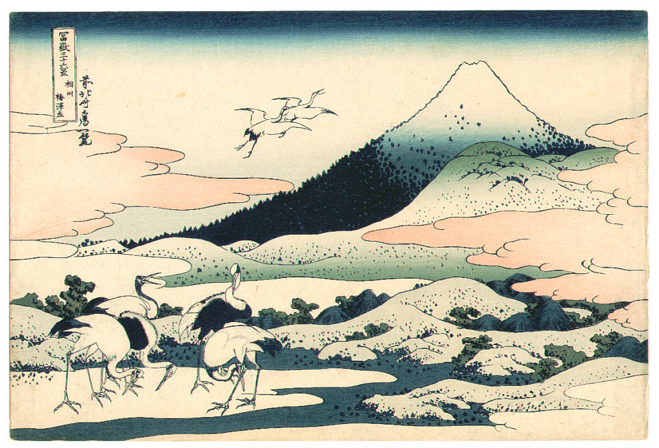 葛飾北斎: Umezawazai - Fugaku Sanju-rokkei - Artelino - 浮世絵検索