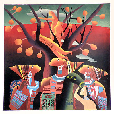 Lü Min born 1962 - Autumn Fruits - artelino Art Auctions. Lü Min born 1962 - Autumn Fruits
