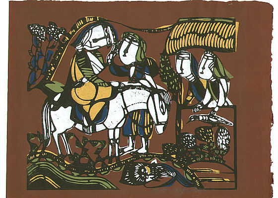 Sadao Watanabe 1913-1996 - Return of the Prodigal Son - Story of the Bible - artelino Art Auctions. Sadao Watanabe 1913-1996 - Return of the Prodigal Son - Story of the Bible