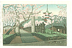 Gihachiro Okuyama 1907-1981 - Cherry Blossoms at Toshogu Shrine - artelino Art Auctions. Gihachiro Okuyama 1907-1981 - Cherry Blossoms at Toshogu Shrine