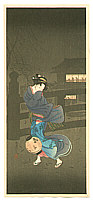 Hiroaki Takahashi 1871-1945 - Cold Winter Wind - artelino Art Auctions. Hiroaki Takahashi 1871-1945 - Cold Winter Wind
