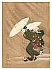 Fujimaro Kitagawa 1790-1850 - Outing in the Snow Storm - artelino Art Auctions. Fujimaro Kitagawa 1790-1850 - Outing in the Snow Storm
