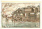 Hiroshi Yoshida 1876-1950 - Hayase (jizuri) - artelino Art Auctions. Hiroshi Yoshida 1876-1950 - Hayase (jizuri)