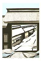 Hiroyuki Tajima 1911-1984 - White and Blue (limited edition) - artelino Art Auctions. Hiroyuki Tajima 1911-1984 - White and Blue (limited edition)