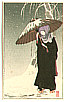 Sozan Ito 1884-? - Lady in Black (small print) - artelino Art Auctions. Sozan Ito 1884-? - Lady in Black (small print)
