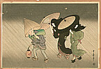 Utamaro Kitagawa 1750-1806 - Stormy Weather - artelino Art Auctions. Utamaro Kitagawa 1750-1806 - Stormy Weather