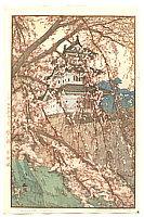 Hiroshi Yoshida 1876-1950 - Hirosaki Castle (jizuri, handsigned) - artelino Art Auctions. Hiroshi Yoshida 1876-1950 - Hirosaki Castle (jizuri, handsigned)