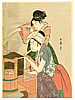 Utamaro Kitagawa 1750-1806 - Kitchen - 2 (Right) - artelino Art Auctions. Utamaro Kitagawa 1750-1806 - Kitchen - 2 (Right)