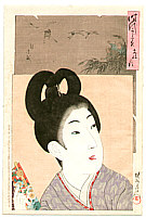 Chikanobu Toyohara 1838-1912 - Bunsei - Jidai Kagami - artelino Art Auctions. Chikanobu Toyohara 1838-1912 - Bunsei - Jidai Kagami