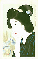Shiun Kondo active in 1920-30s - June - Collection of New Ukiyoe Style Beauties - artelino Art Auctions. Shiun Kondo active in 1920-30s - June - Collection of New Ukiyoe Style Beauties