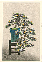 Nisaburo Ito 1910-1988 - Bonsai Chrysanthemum (left panel) - artelino Art Auctions. Nisaburo Ito 1910-1988 - Bonsai Chrysanthemum (left panel)