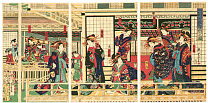 Yoshitora Utagawa active ca. 1840-1880 - Courtesans