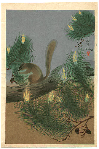 Bakufu Ono 1888-1976 - Squirrel