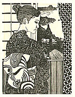 Unknown - Black and White Beauty - artelino Art Auctions. Unknown - Black and White Beauty
