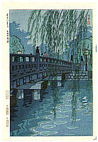 Shiro Kasamatsu 1898-1992 - Benkei Bridge - artelino Art Auctions. Shiro Kasamatsu 1898-1992 - Benkei Bridge