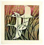 Lin Zhi Yao born 1942 - Flying Snow Herons - artelino Art Auctions. Lin Zhi Yao born 1942 - Flying Snow Herons