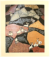 Lin Zhi Yao born 1942 - Romping Mountain Goats - artelino Art Auctions. Lin Zhi Yao born 1942 - Romping Mountain Goats