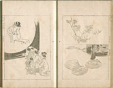 Gekko Ogata 1859-1920 - Sketches by Gekko - Irohabiki Gekko Manga Vol.5 of 1st Set (e-hon: First Edition) - artelino Art Auctions. Gekko Ogata 1859-1920 - Sketches by Gekko - Irohabiki Gekko Manga Vol.5 of 1st Set (e-hon: First Edition)