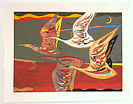 Yoshiharu Kimura born 1934 - Flying Away (Limited Edition) - artelino Art Auctions. Yoshiharu Kimura born 1934 - Flying Away (Limited Edition)